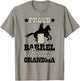 Proud Barrel Racer Grandma Barrel Racing Grandma T-Shirt - T-Shirt | Sand