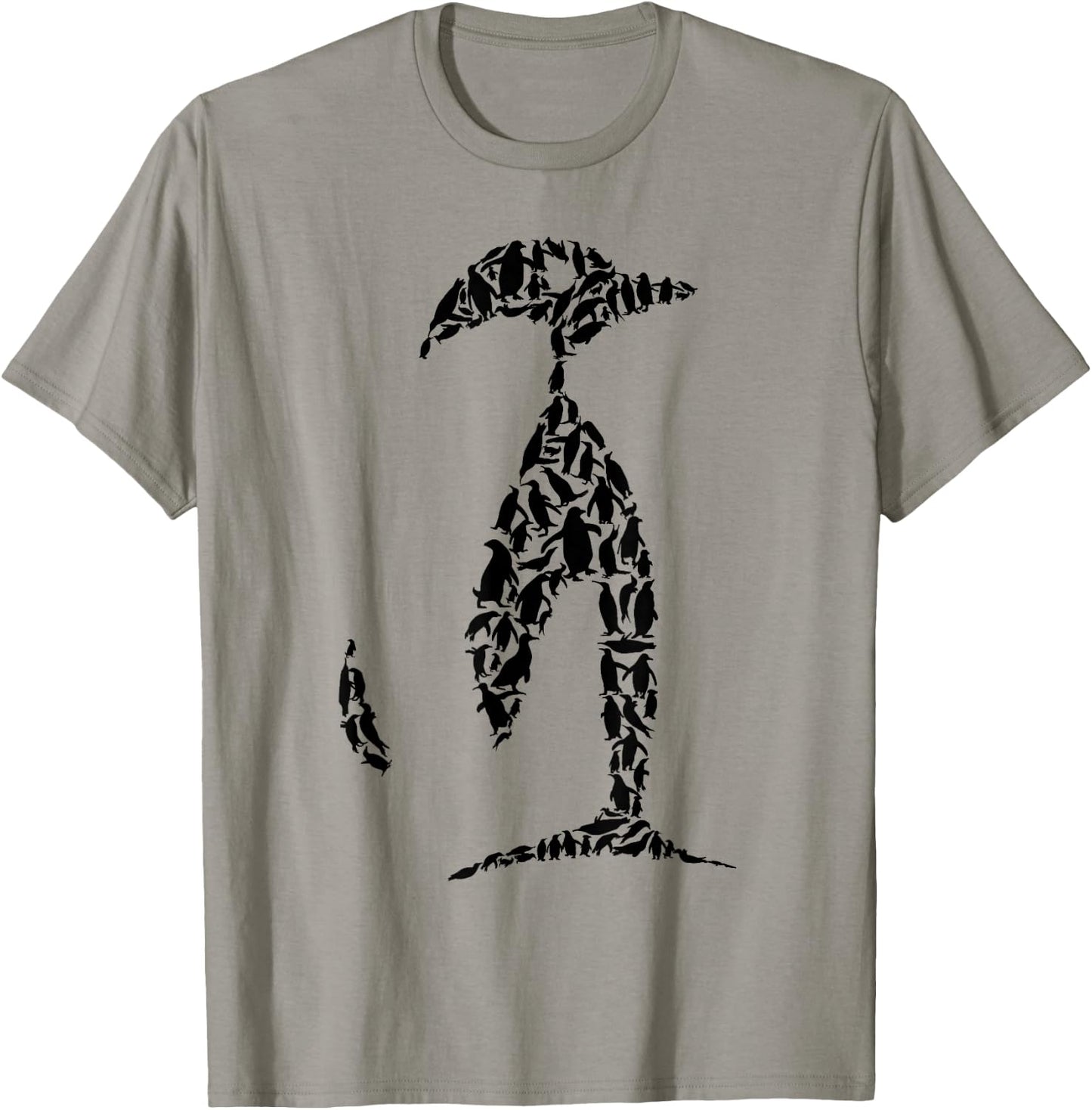 Silhouette Penguins for Penguin Lover | Penguin T-Shirt - T-Shirt | Sand