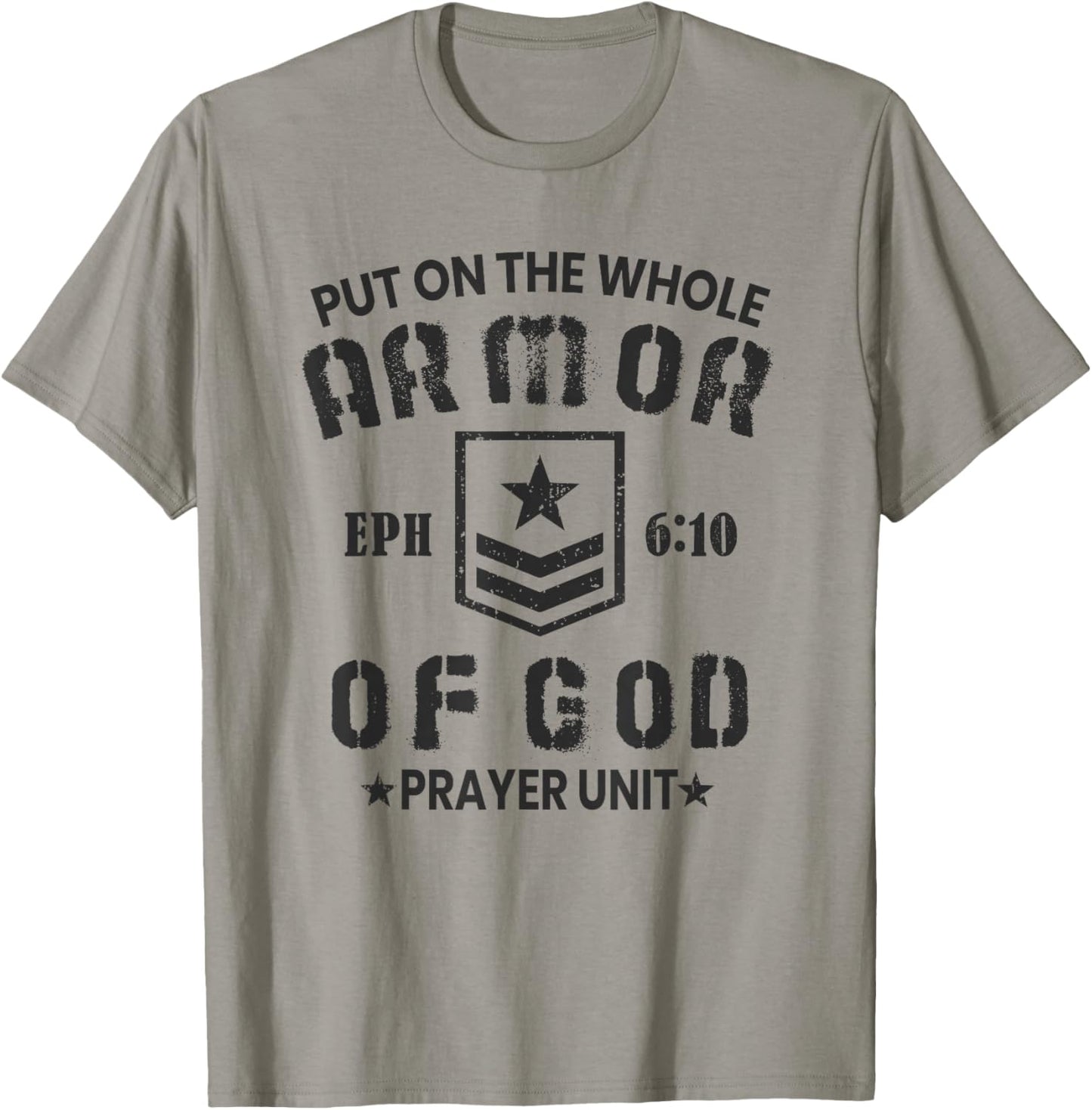 Armor of God Christian Worship Bible Verse T-Shirt - T-Shirt | Sand