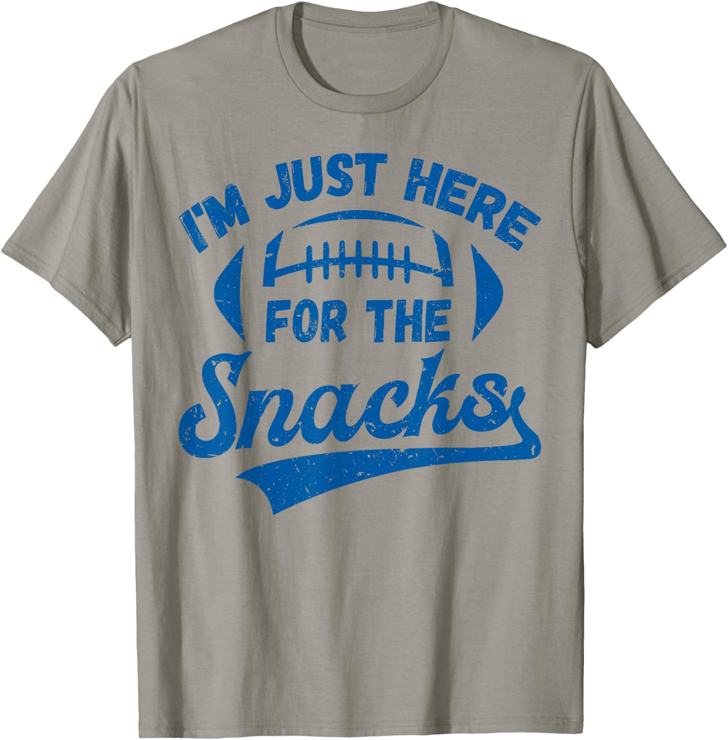 I'm Just Here For The Snacks Funny Fantasy Football League T-Shirt - T-Shirt | Sand