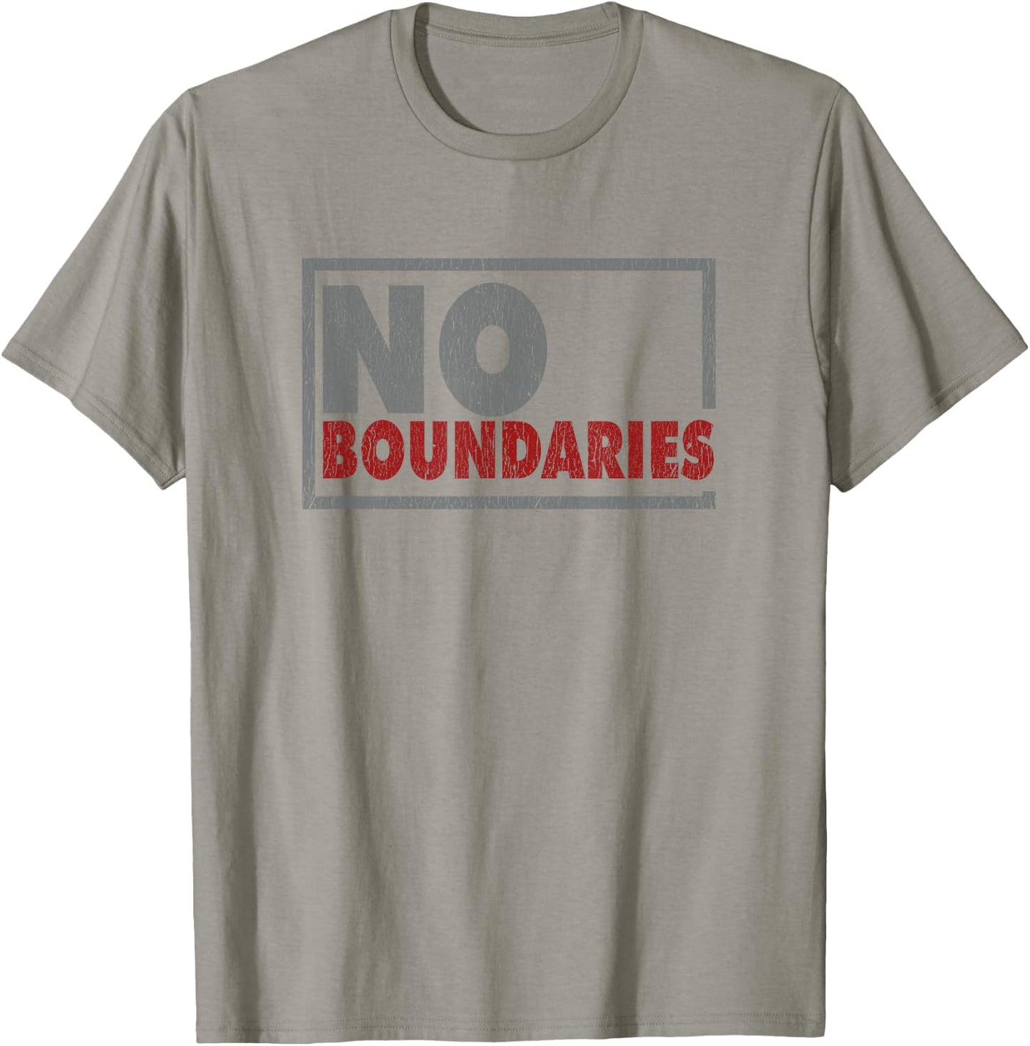 No Boundaries - Motivational Messages T-Shirt - T-Shirt | Sand