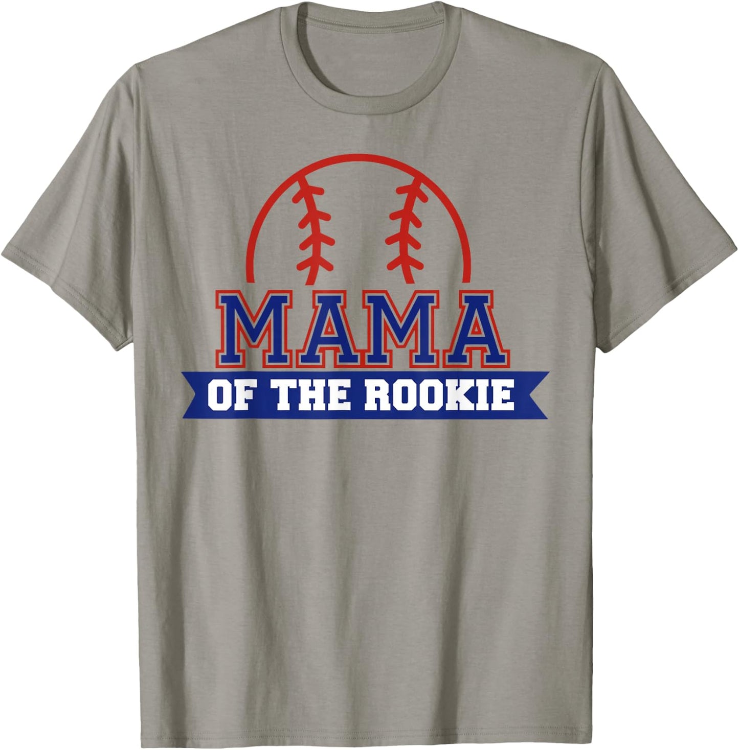 Mama of Rookie 1st Birthday Baseball Theme Matching Party T-Shirt - T-Shirt | Sand