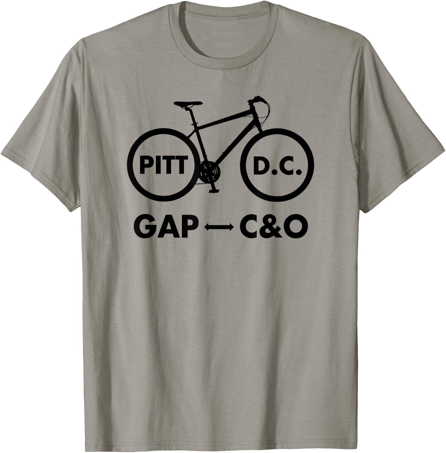 C&O Canal Towpath - GAP Pittsburgh Washington D.C. T-Shirt - T-Shirt | Sand