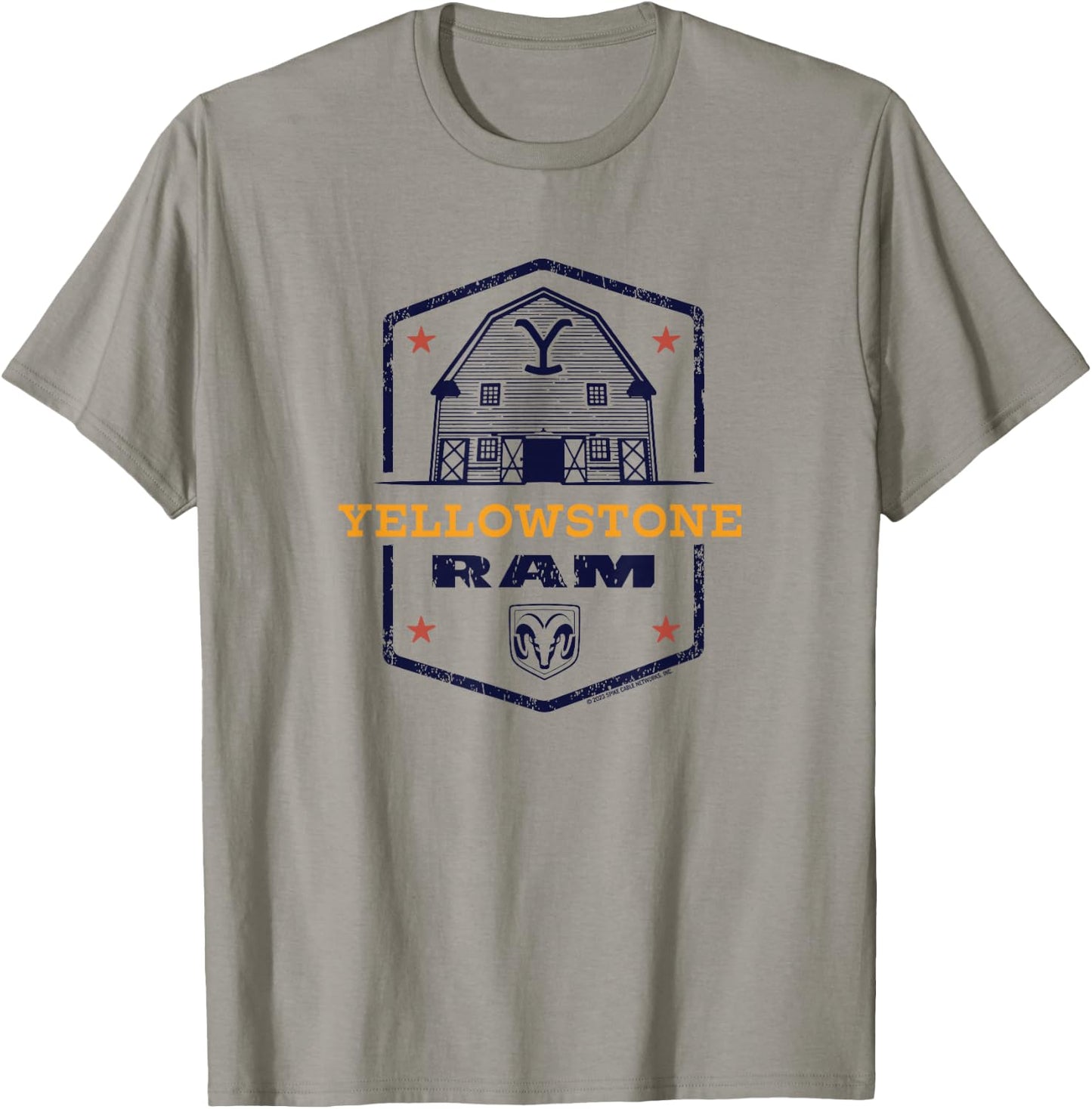 Yellowstone x Ram Trucks Barn T-Shirt - T-Shirt | Sand
