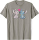 Disney Lilo & Stitch Valentine's Day Stitch & Angel Couple T-Shirt - T-Shirt | Sand