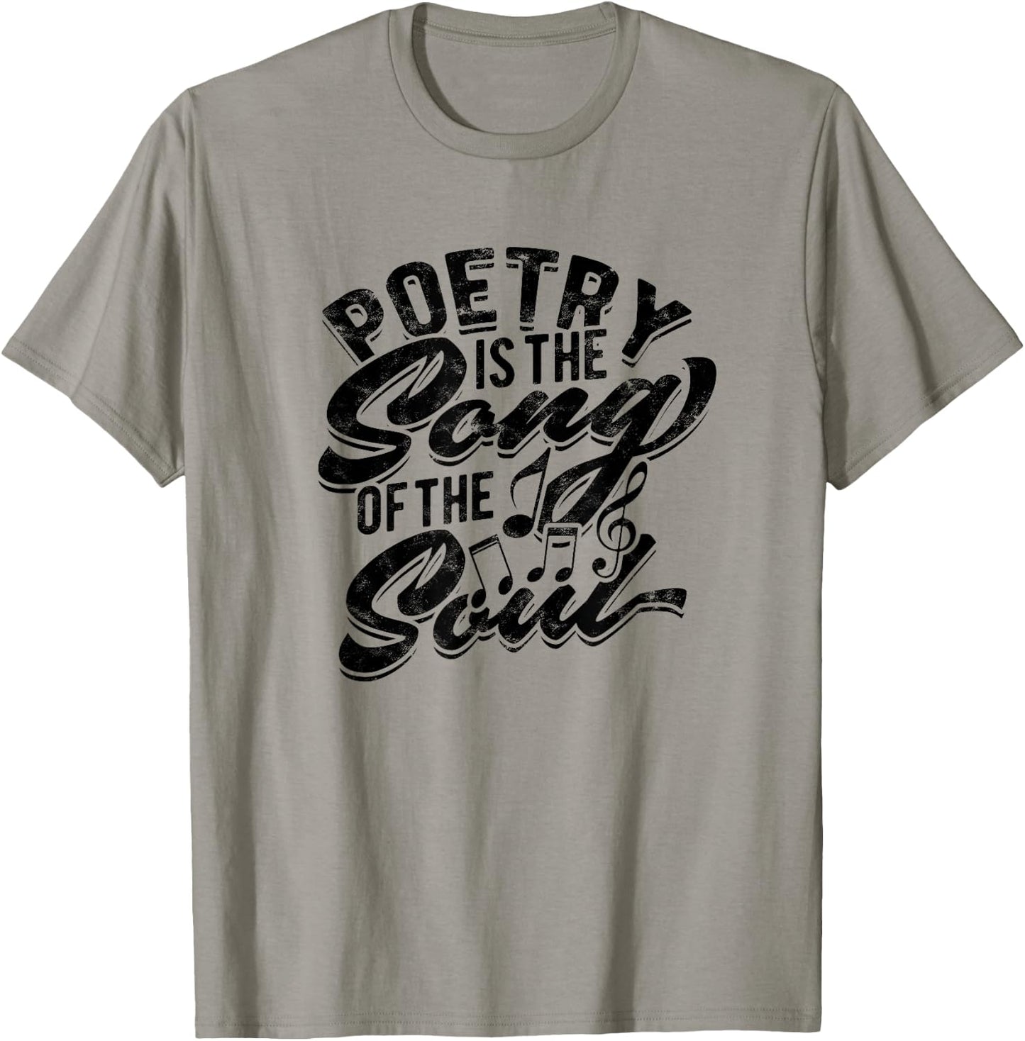 Poetry is the song of the soul - Poetry T-Shirt - T-Shirt | Sand