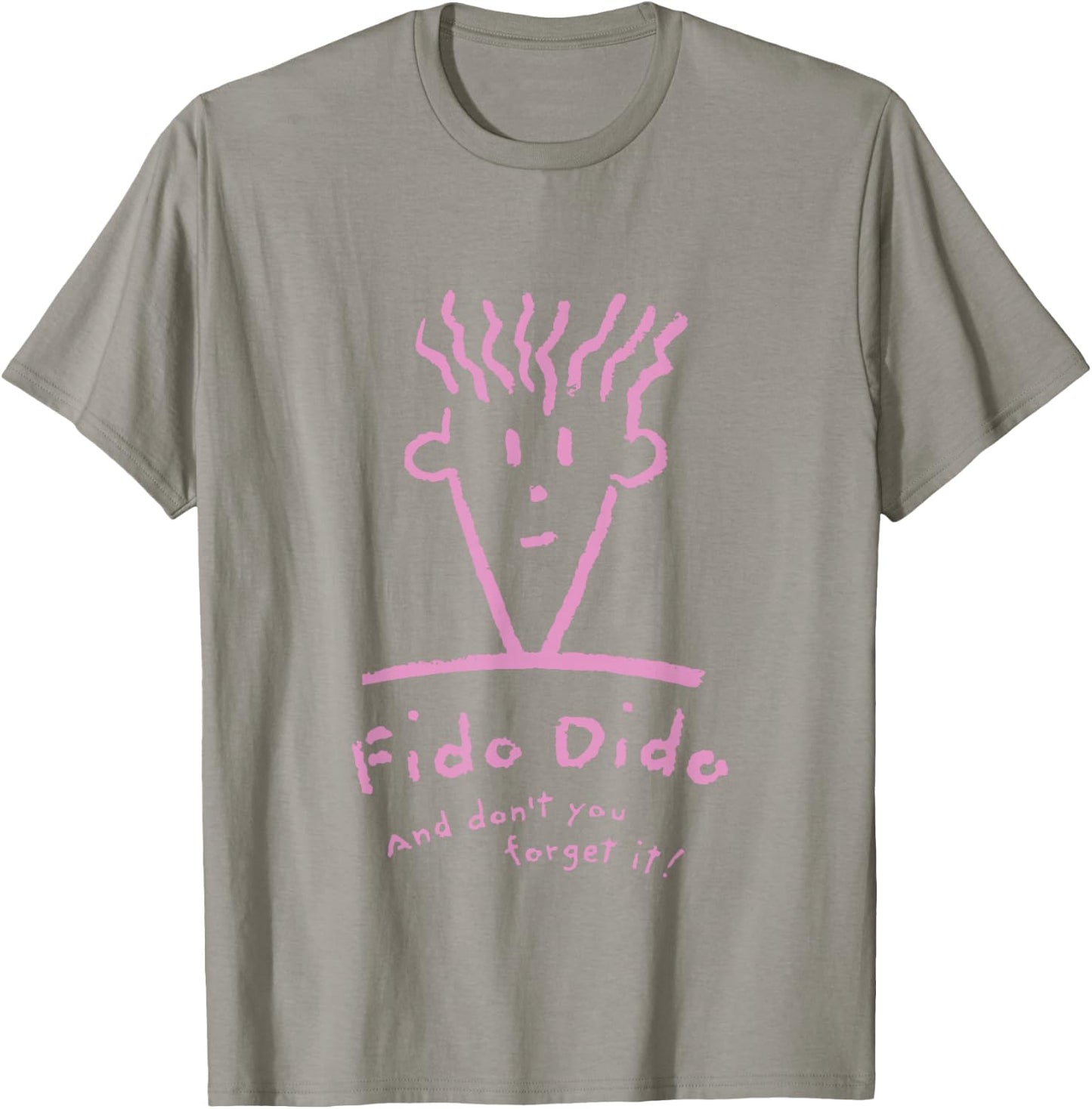 Fido Dido Pink Face Don't You Forget It T-Shirt - T-Shirt | Sand