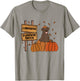 Labrador Pumpkin Patch Lab Lovers Thanksgiving Halloween T-Shirt - T-Shirt | Sand