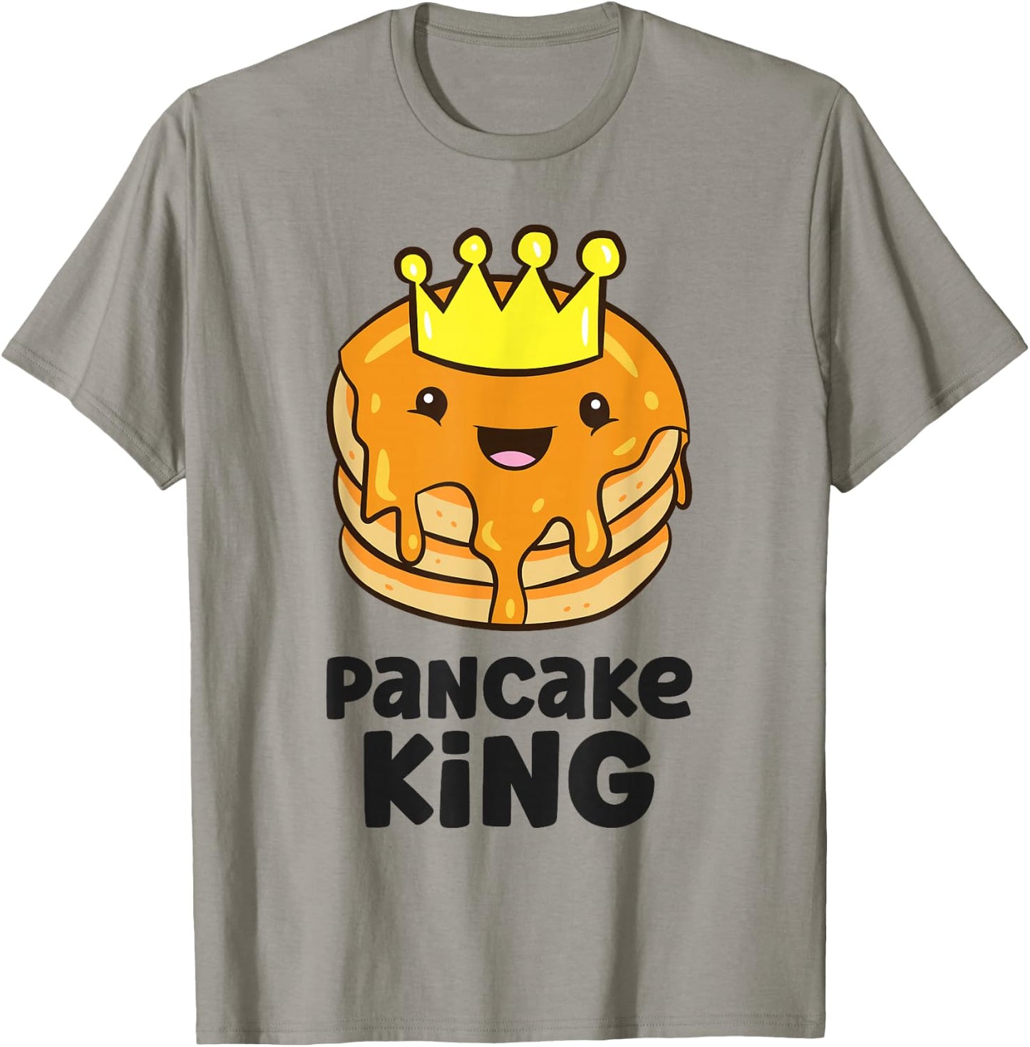 Pancake King Pancake Maker Funny Pancake T-Shirt - T-Shirt | Sand