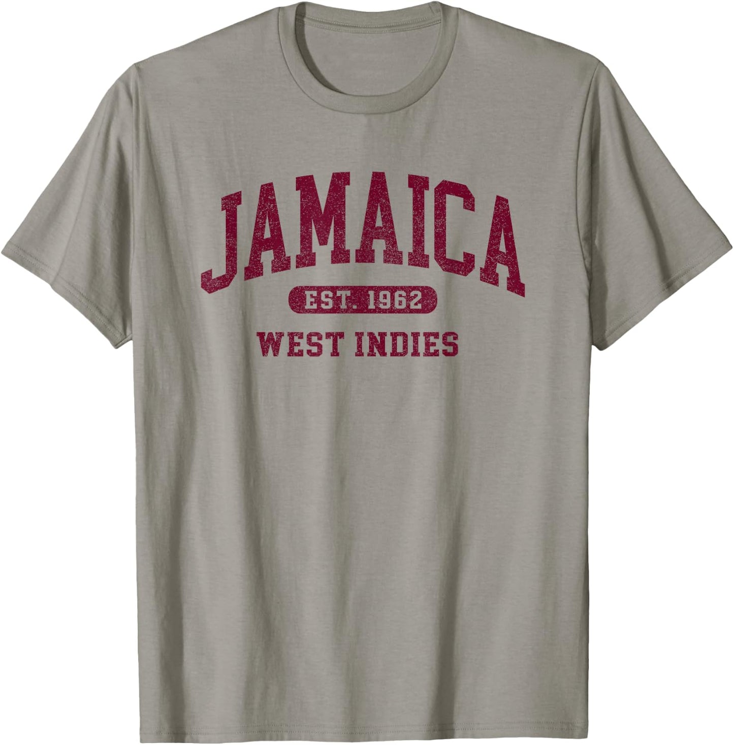 Retro Jamaica Est 1962 Vintage Jamaican Men Souvenir T-Shirt - T-Shirt | Sand