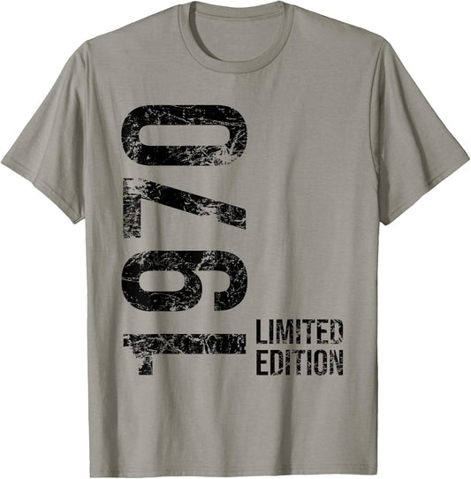 55th Birthday 55 Years Old Man Woman Vintage 1970 T-Shirt - T-Shirt | Sand