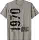 55th Birthday 55 Years Old Man Woman Vintage 1970 T-Shirt - T-Shirt | Sand
