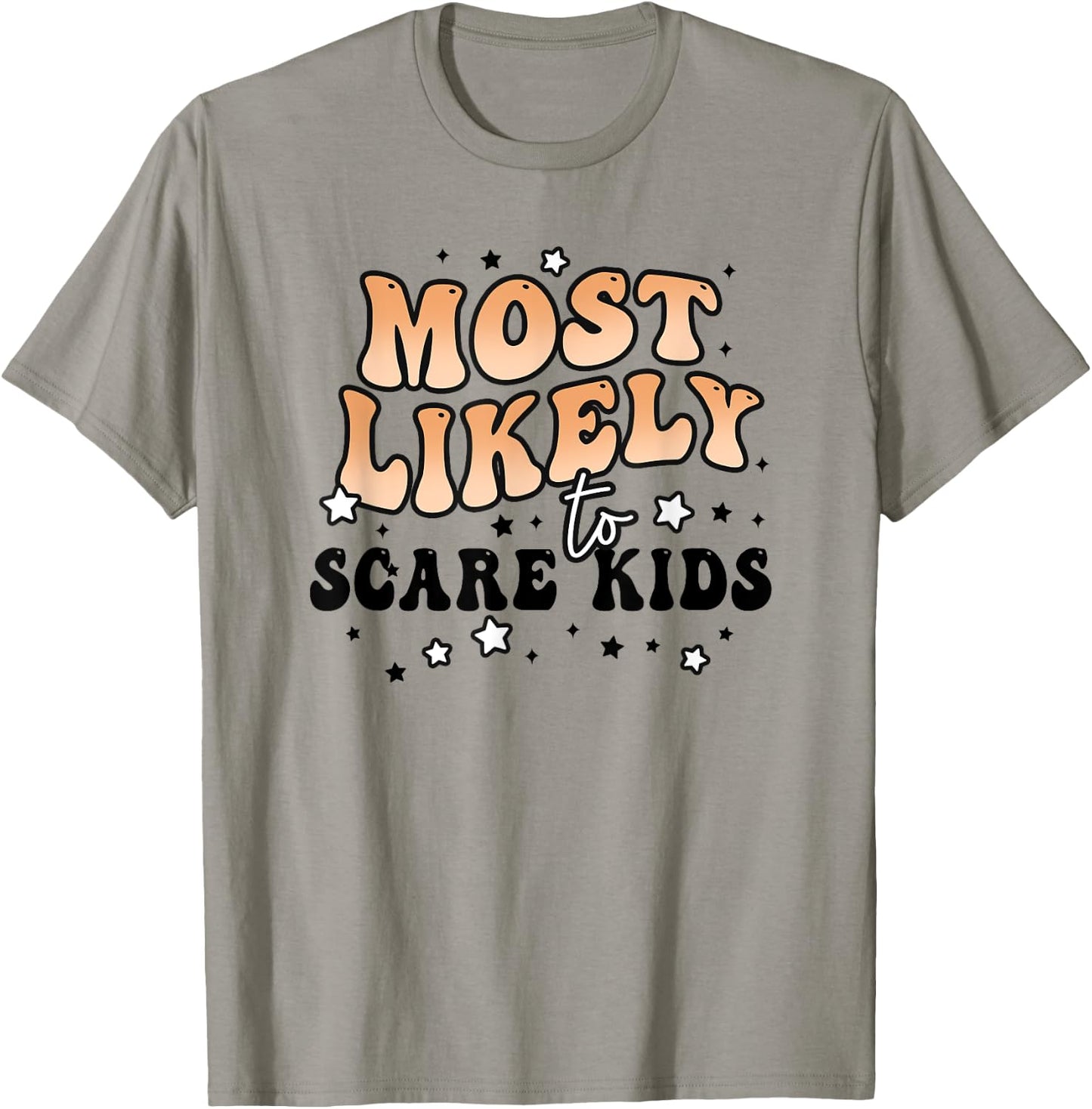 Most Likely To Scare Kids Matching Halloween Group Costumes T-Shirt - T-Shirt | Sand