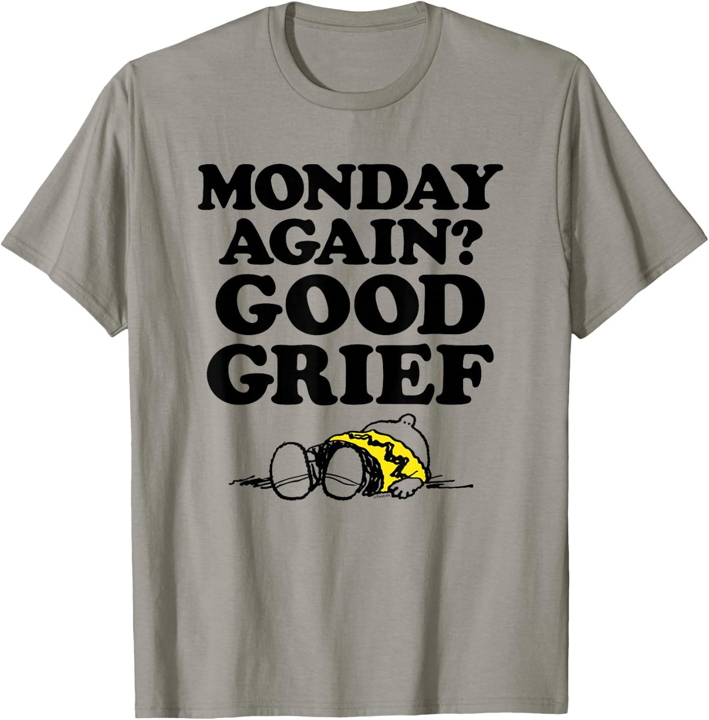 Peanuts - Monday Gute Trauer T-Shirt - T-Shirt | Sand