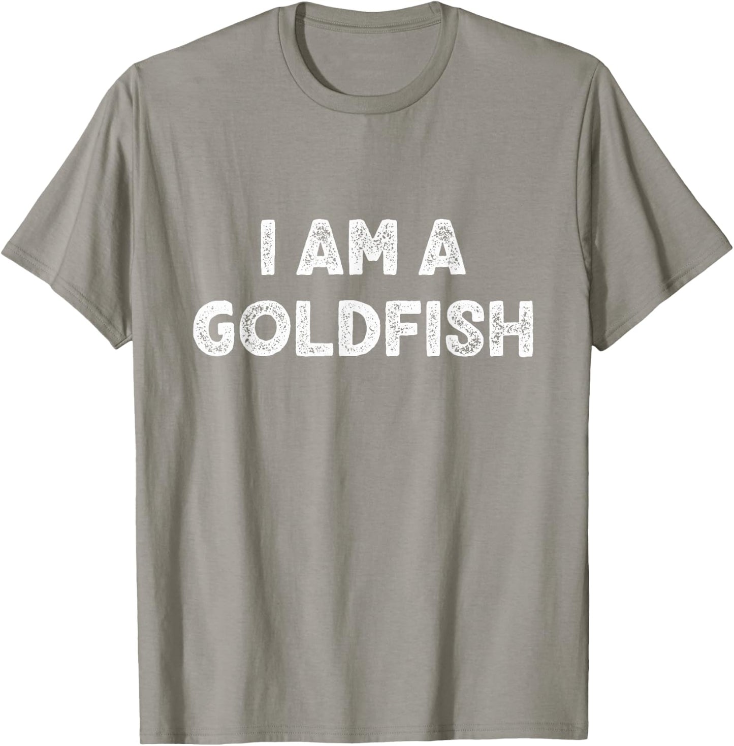 I Am A Goldfish Halloween I'm Simple Costume Easy Gold-Fish T-Shirt - T-Shirt | Sand