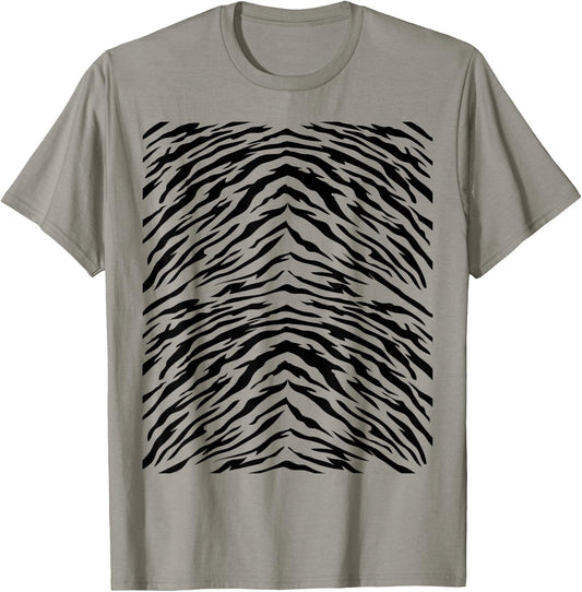 Tiger Print Cute Animal Costume Idea Orange Tigers Stripes T-Shirt - T-Shirt | Sand