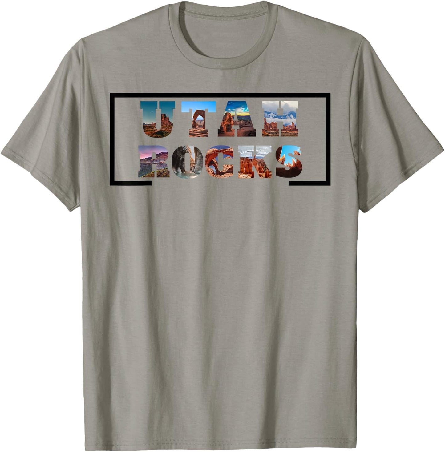 Utah Rocks, National Parks, Hiking, Rock Hunter Apparel T-Shirt - T-Shirt | Sand