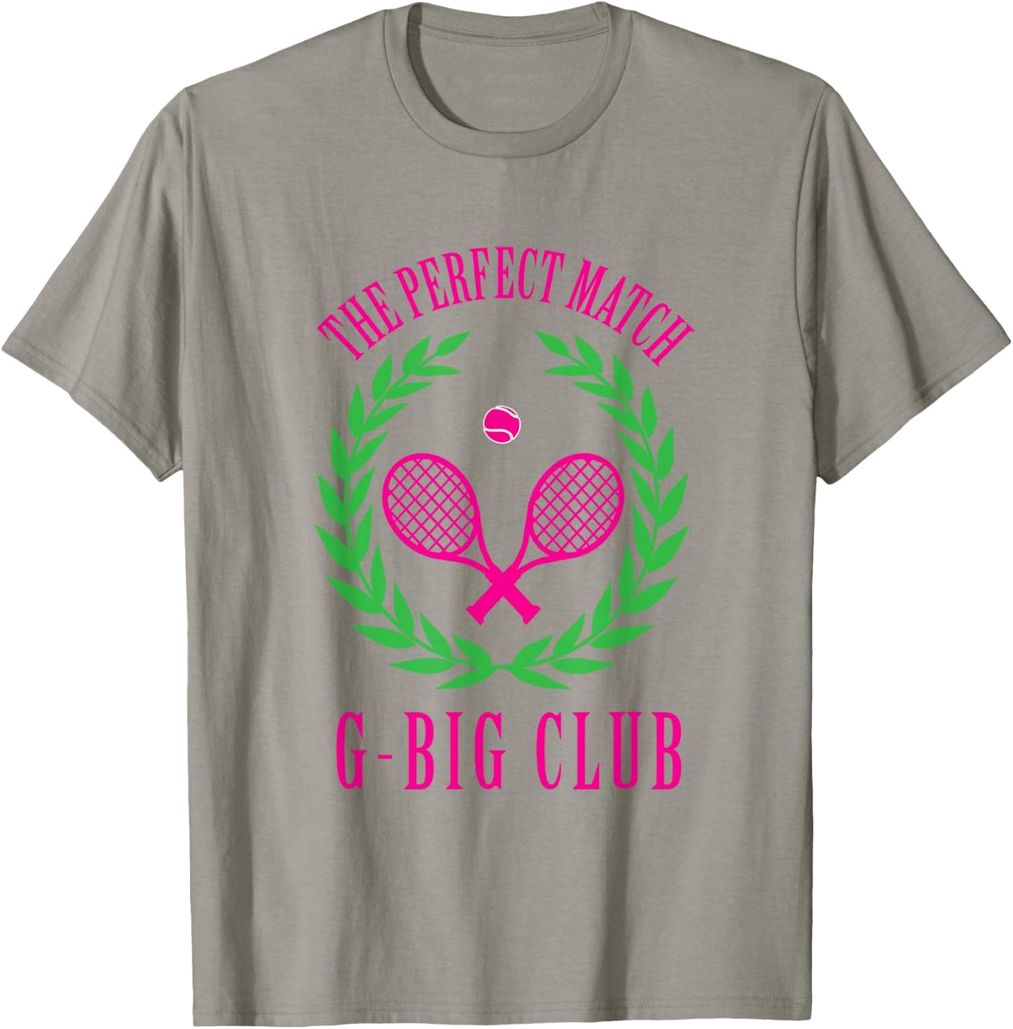 Tennis Match Club Little / G Big Sorority Reveal T-Shirt - T-Shirt | Sand