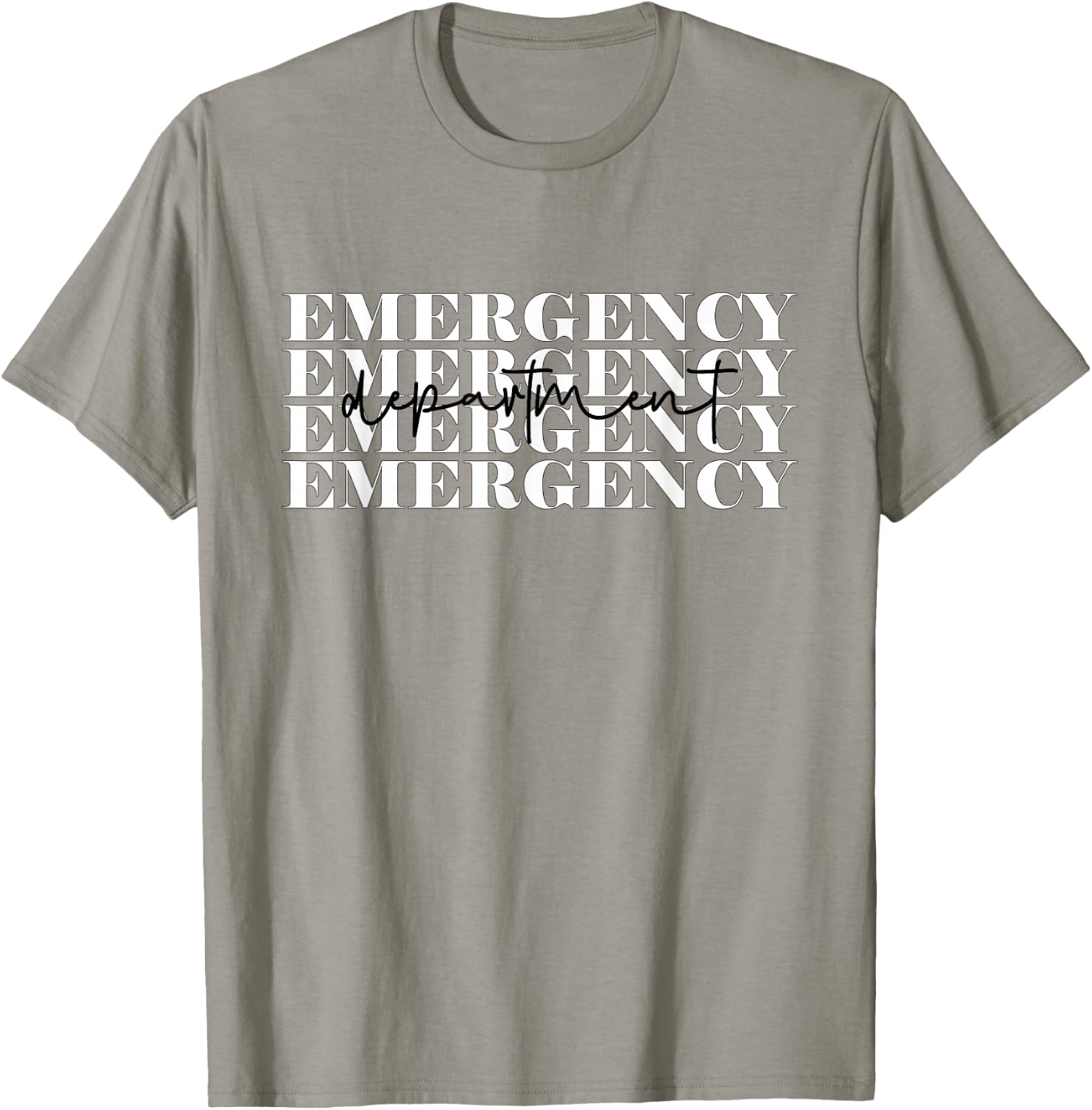 Emergency Department Emergency Room Healthcare Nursing T-Shirt - T-Shirt | Sand