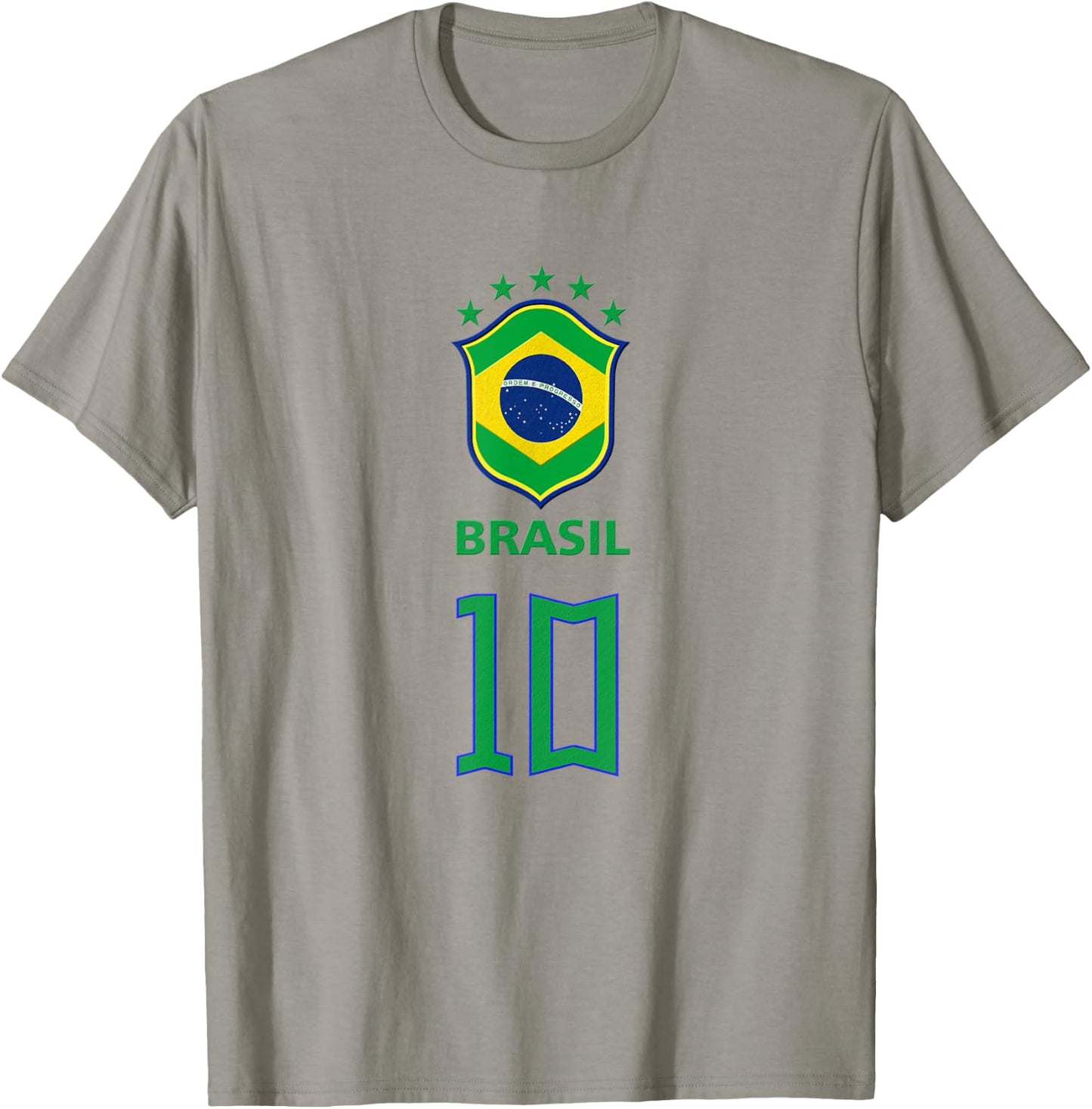 Brazil Flag Cool Brazil Soccer 10 Jersey Women Kids T-Shirt - T-Shirt | Sand