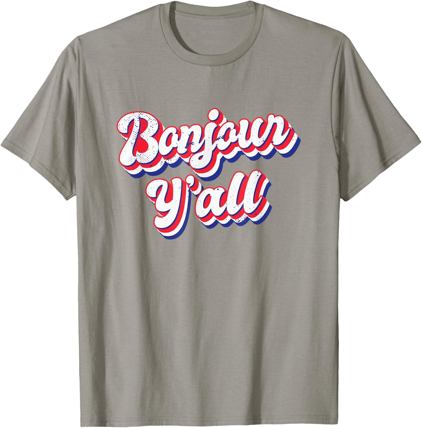 Bonjour Y'all T-Shirt - T-Shirt | Sand
