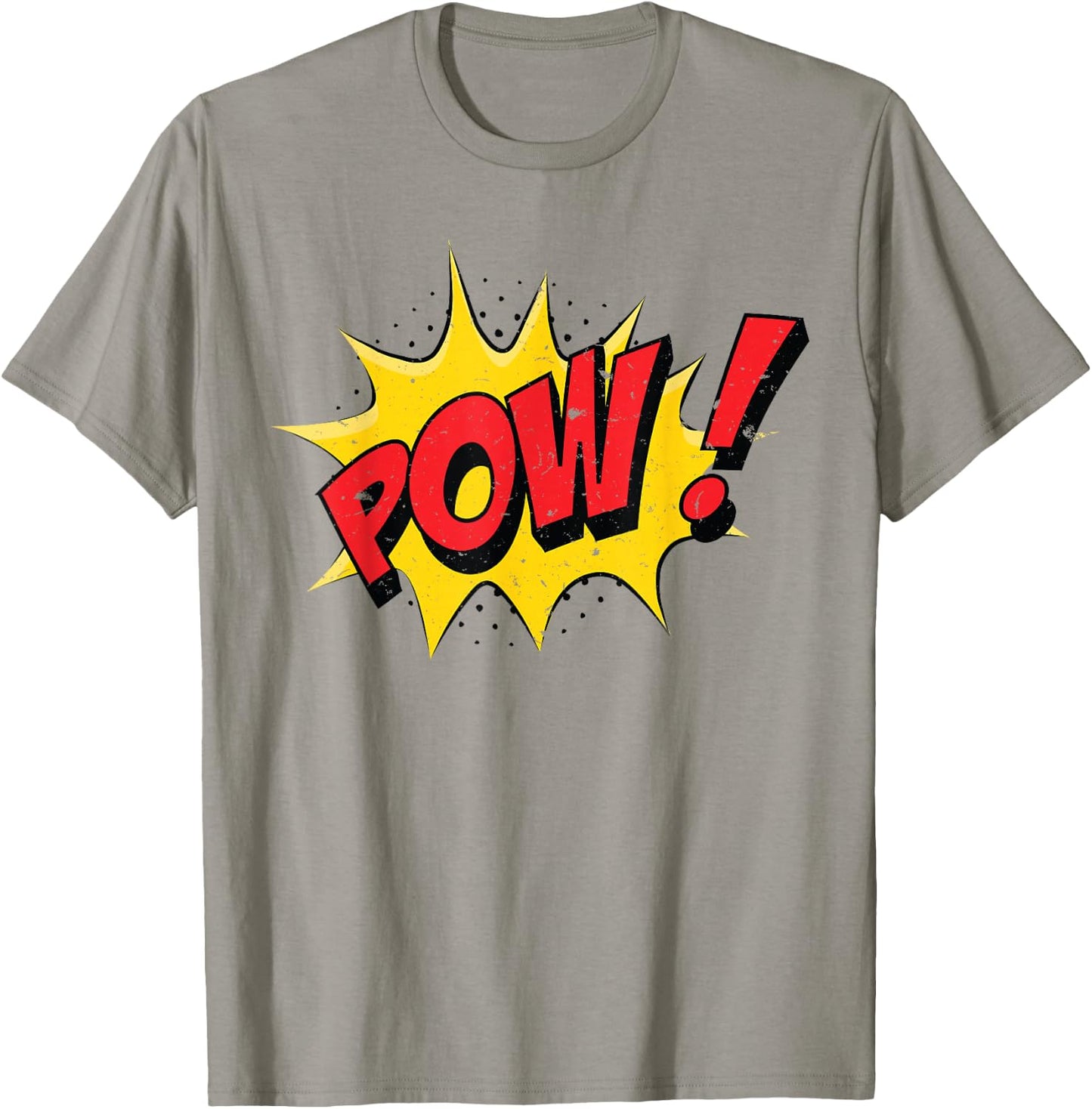 POW - Comic Book Cartoon Funny Pop Art T-Shirt - T-Shirt | Sand