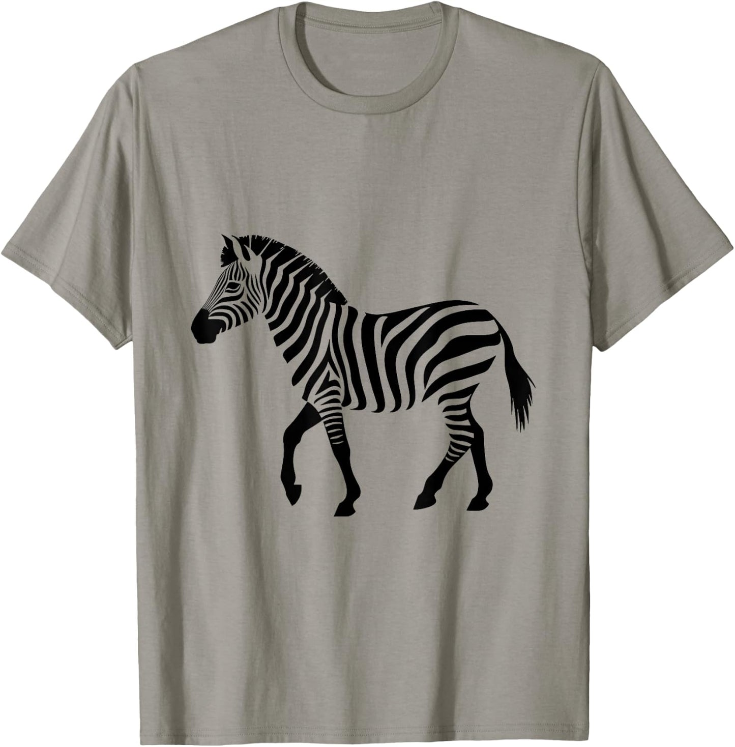 Zebra Graphic T-Shirt - T-Shirt | Sand