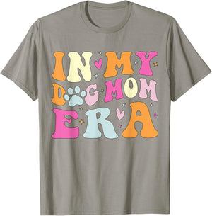 In My Dog Mom Era Cute Dog Mom Women Kids T-Shirt - T-Shirt | Sand