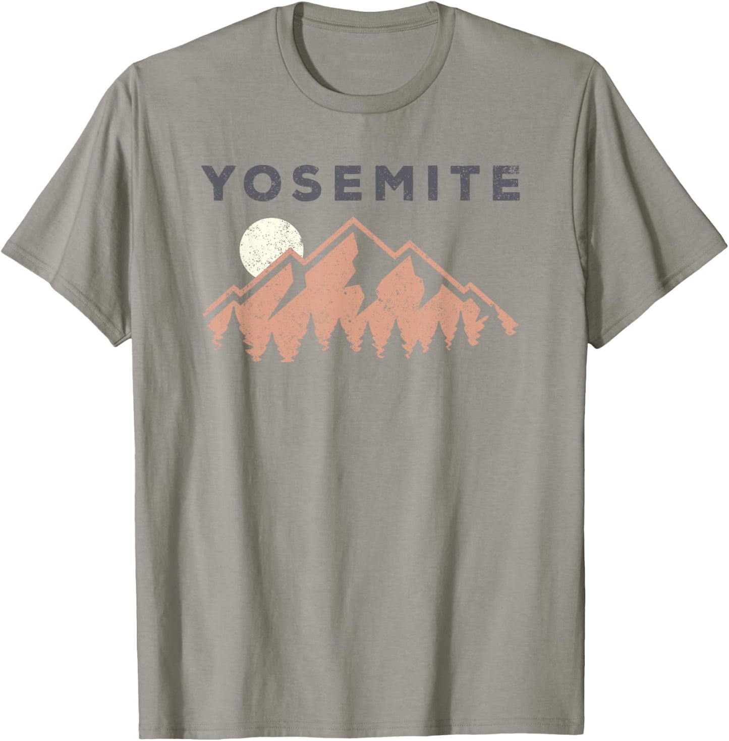 Retro Yosemite California Established 1890 National Park T-Shirt - T-Shirt | Sand