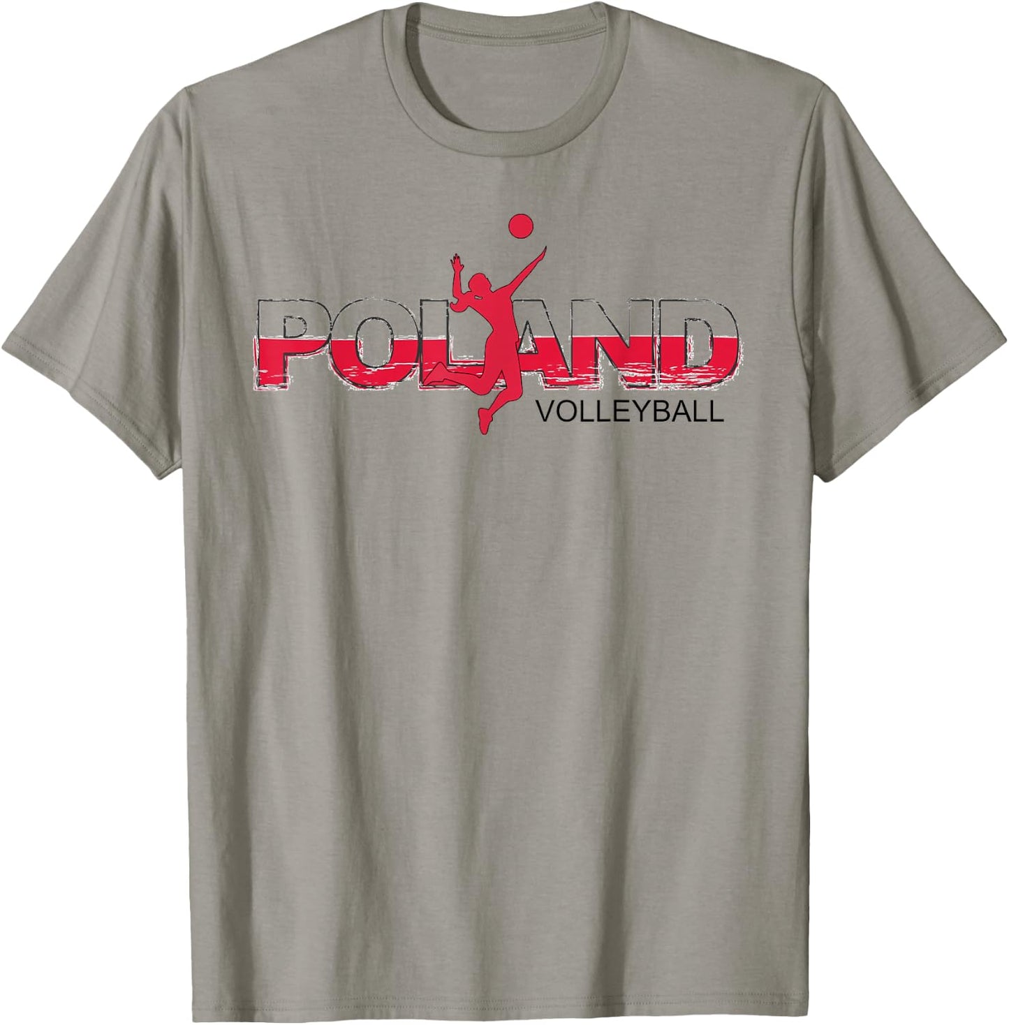Polish Girls Volleyball Player Sports Poland National Flag T-Shirt - T-Shirt | Sand