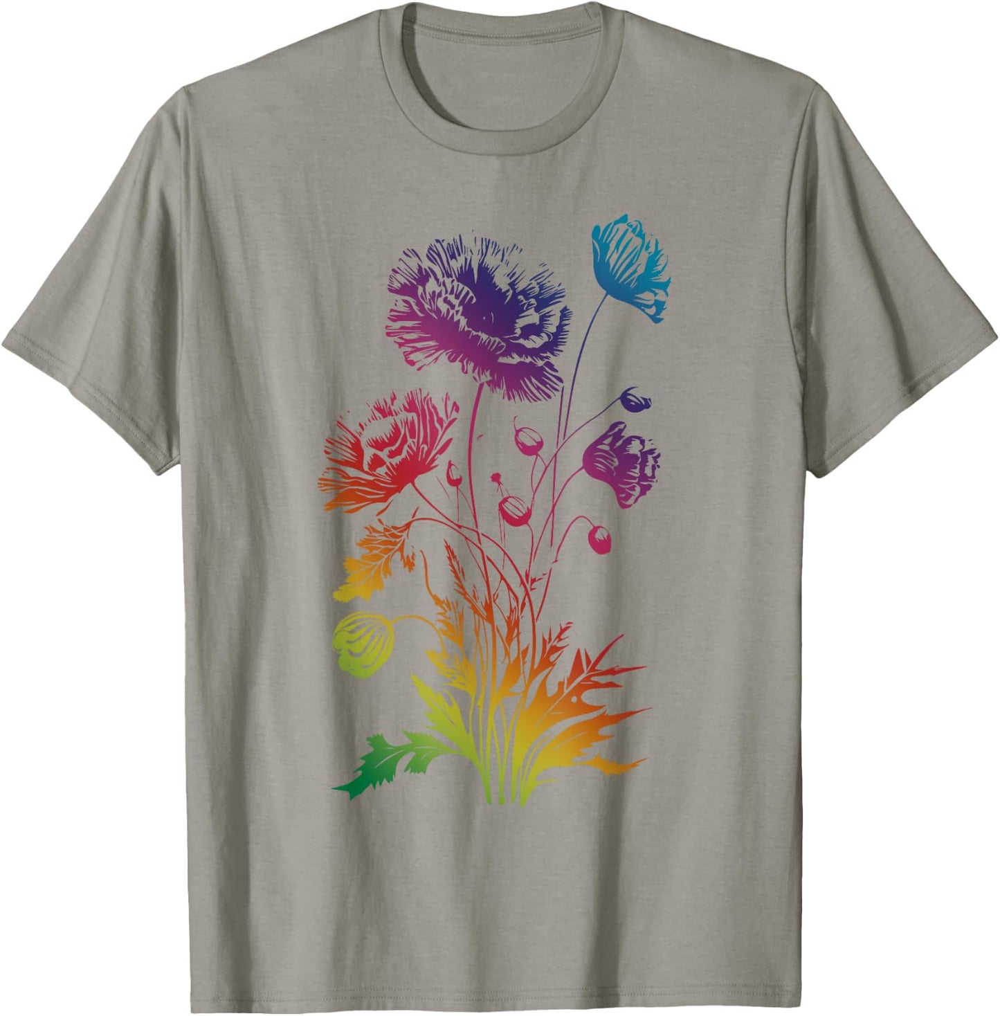 Poppies, spring bloomers, summer, flower, garden, outdoor Men Women Girls Kids T-Shirt - T-Shirt | Sand
