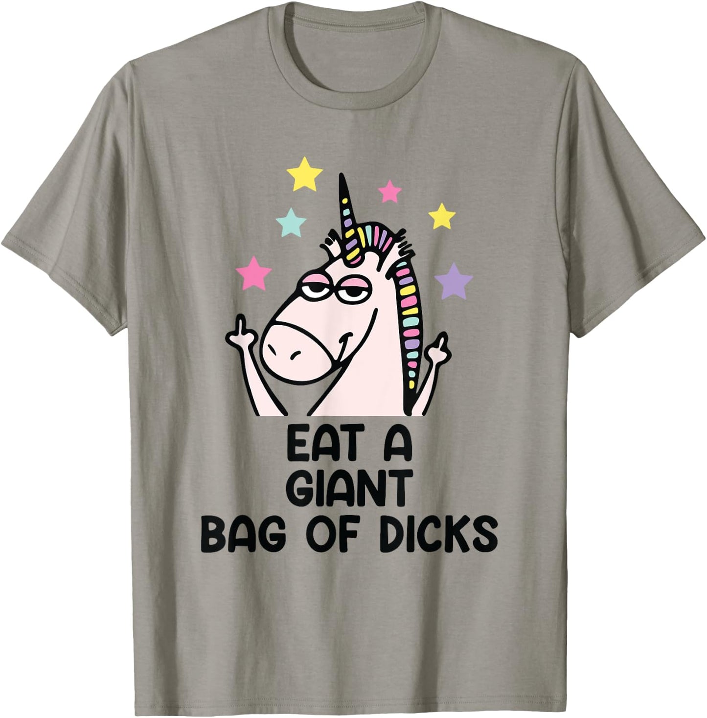 Eat a giant bag of tails unicorn T-Shirt - T-Shirt | Sand