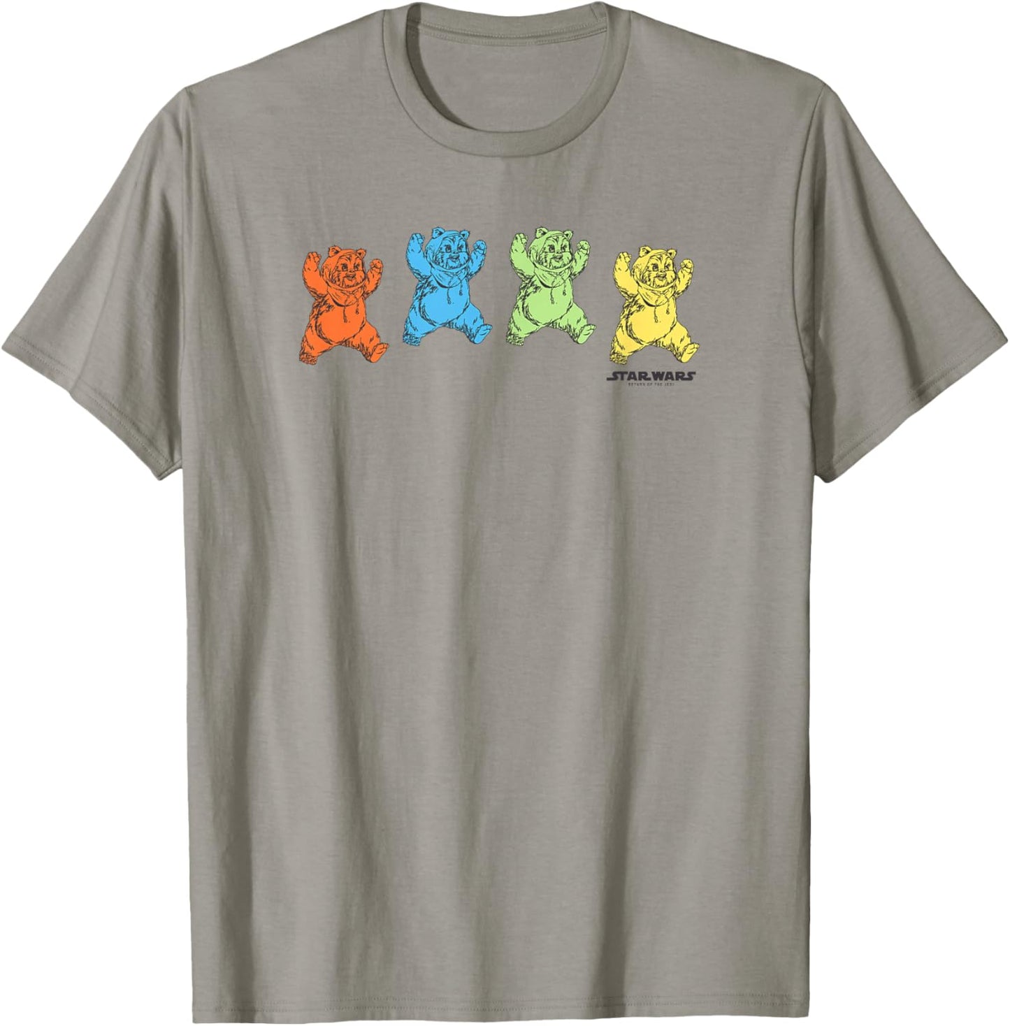 Star Wars Rainbow Vintage Grateful Dead Ewoks T-Shirt - T-Shirt | Sand