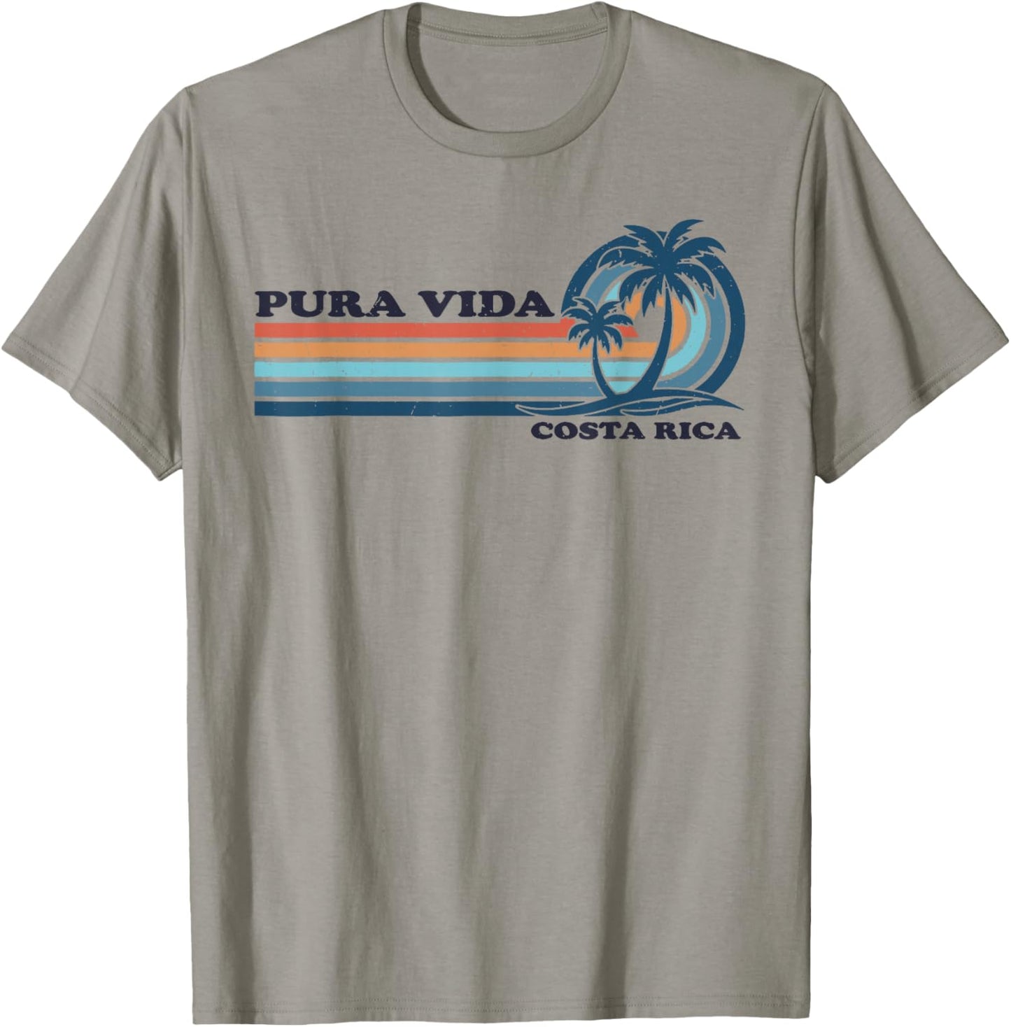Retro Vintage Family Vacation Costa Rica Pura Vida T-Shirt - T-Shirt | Sand