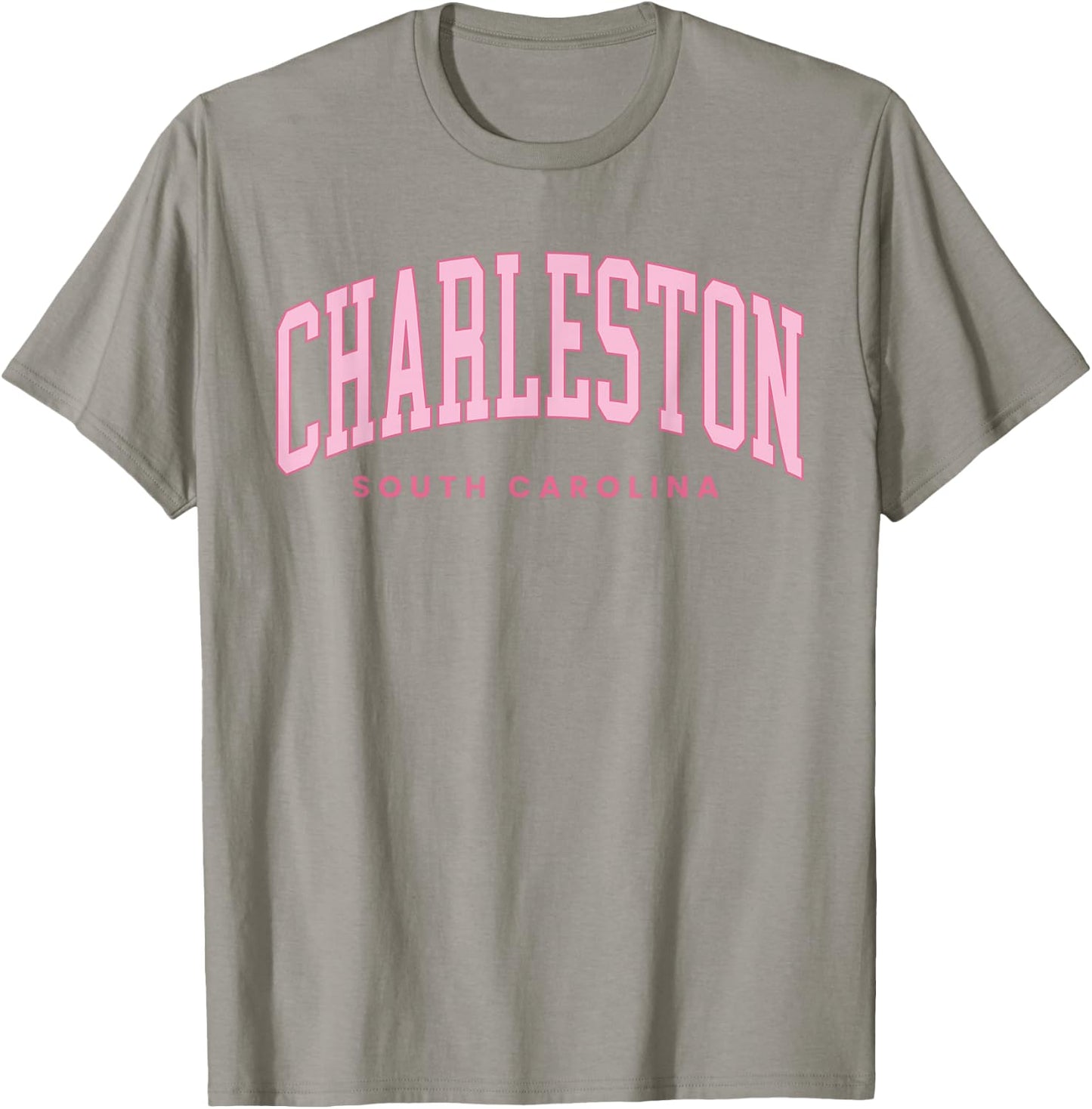 Retro Charleston SC Preppy Throwback Girls Souvenir T-Shirt - T-Shirt | Sand