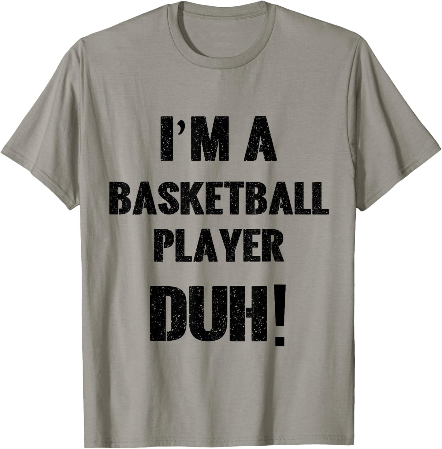 I'm a Basketball Player Duh! Halloween Costume T-Shirt - T-Shirt | Sand