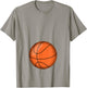 Funny Basketball Player Baby Belly Mum T-Shirt - T-Shirt | Sand