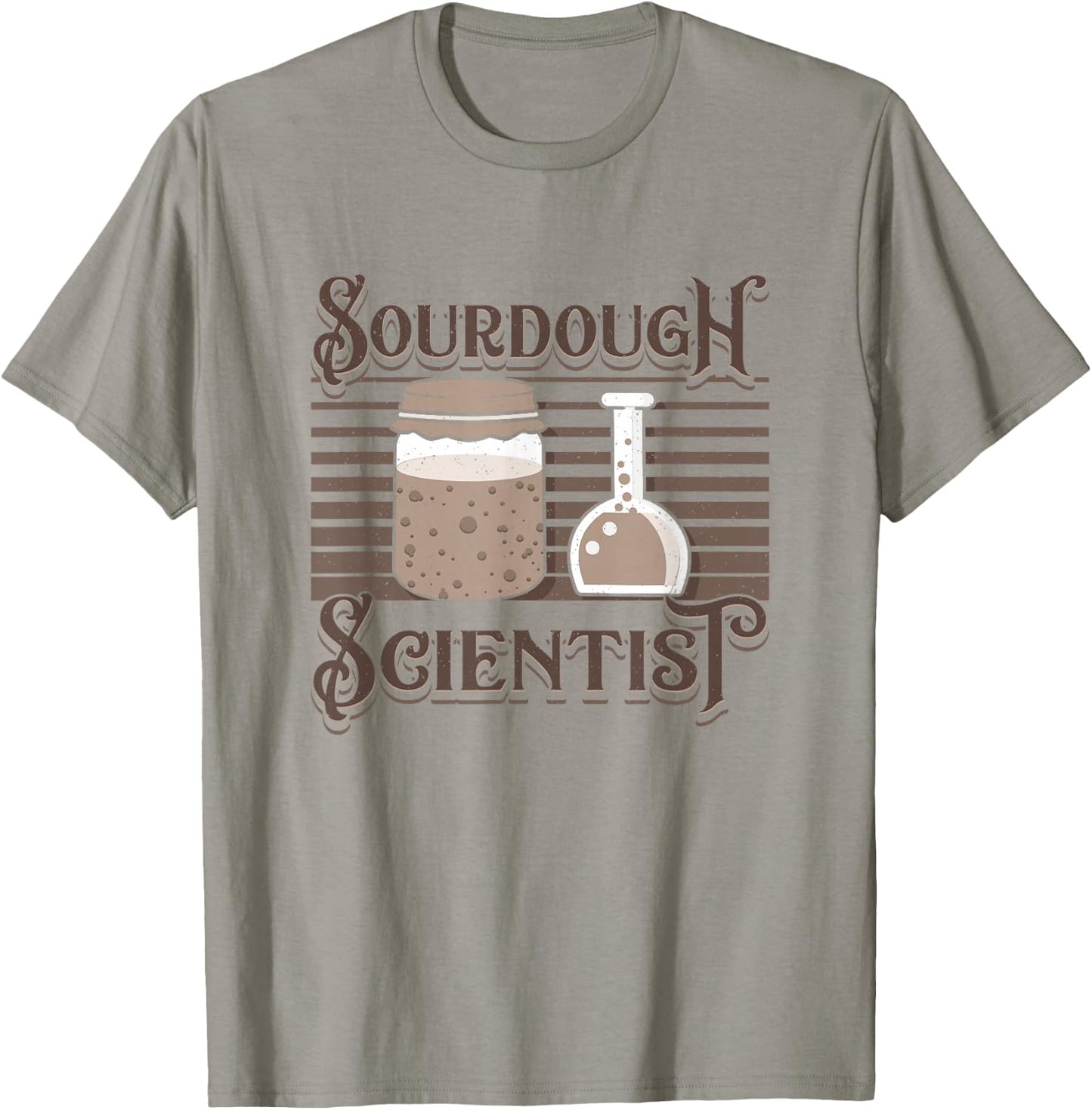 Baking Baker Sourdough Scientist Bread Baker Master T-Shirt - T-Shirt | Sand