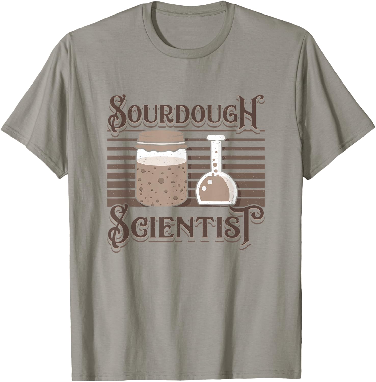 Baking Baker Sourdough Scientist Bread Baker Master T-Shirt - T-Shirt | Sand