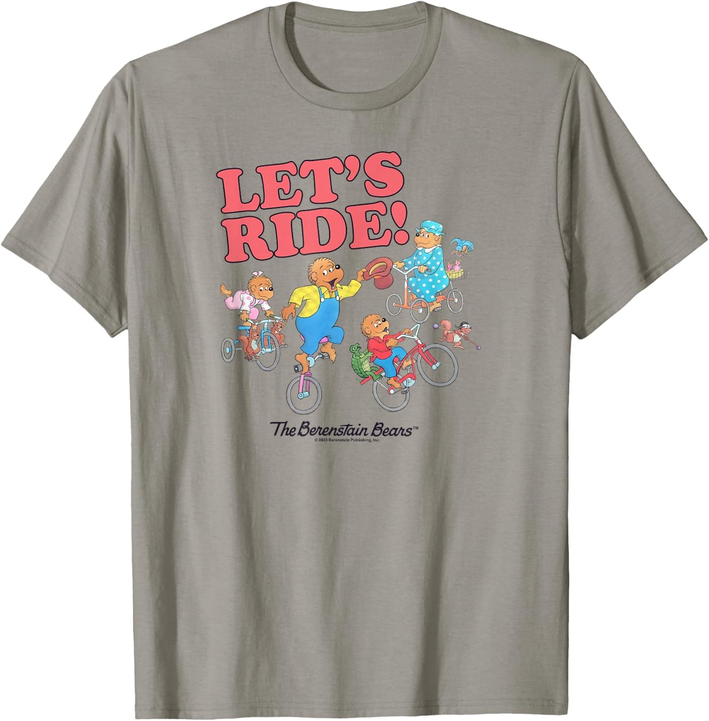 The Berenstain Bears The Berenstain Bears Let's Ride T-Shirt - T-Shirt | Sand