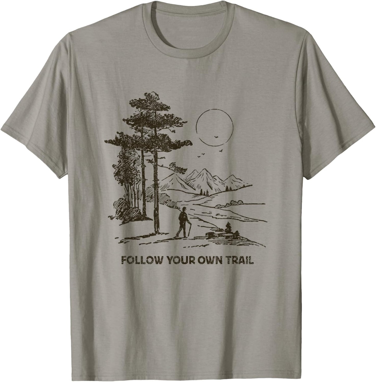 Follow Your Own Trail T-Shirt - T-Shirt | Sand