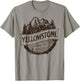 Yellowstone National Park Wyoming Nature Hiking Outdoors T-Shirt - T-Shirt | Sand
