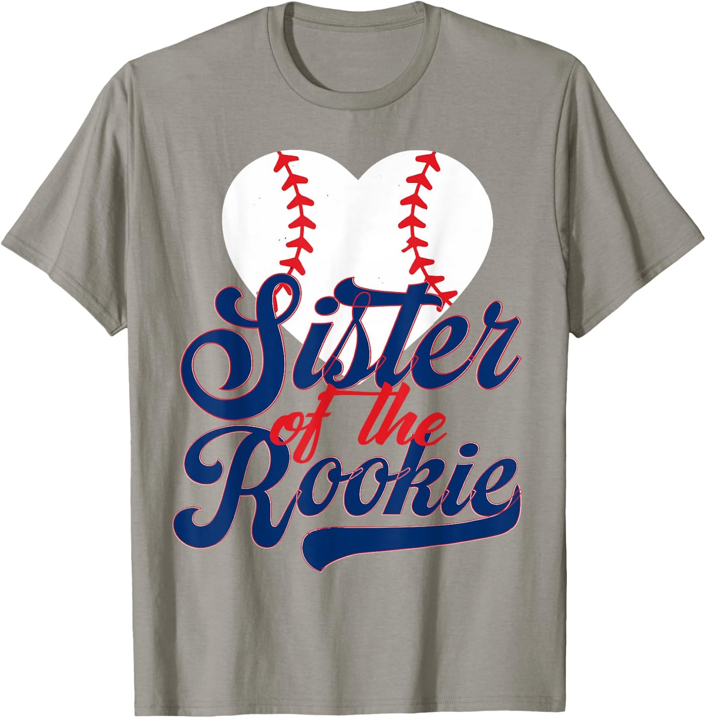 Sister of the rookie baseball toddler 1st Birthday Baseball T-Shirt - T-Shirt | Sand