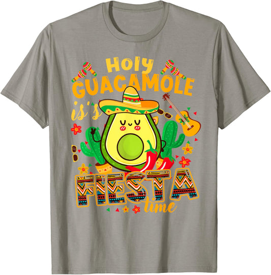 Cinco De Mayo Holy Guacamole Fiesta Shirt Funny Kids Women T-Shirt - T-Shirt | Sand