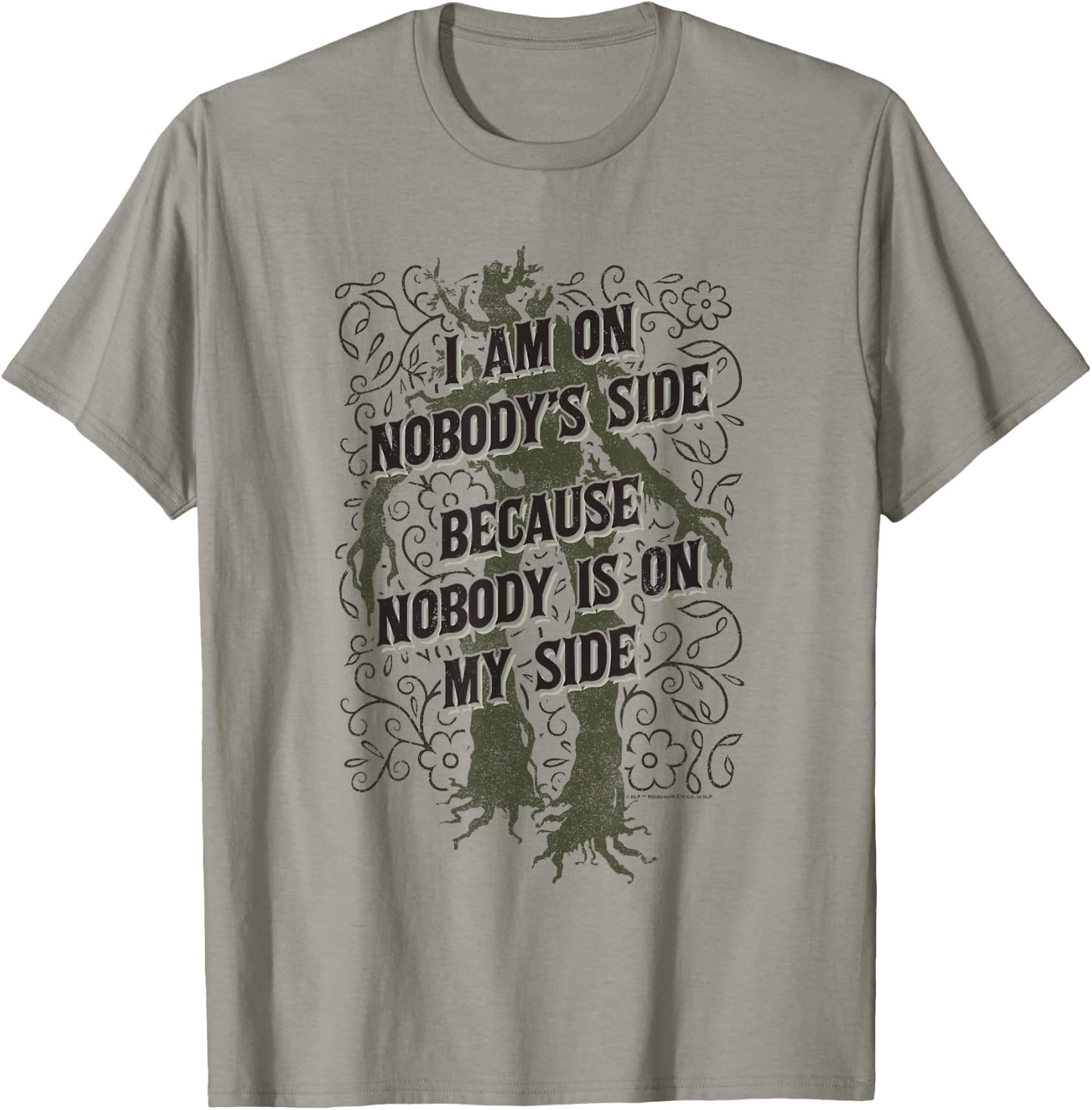 The Lord of the Rings: The Two Towers Treebeard No Ones Side T-Shirt - T-Shirt | Sand