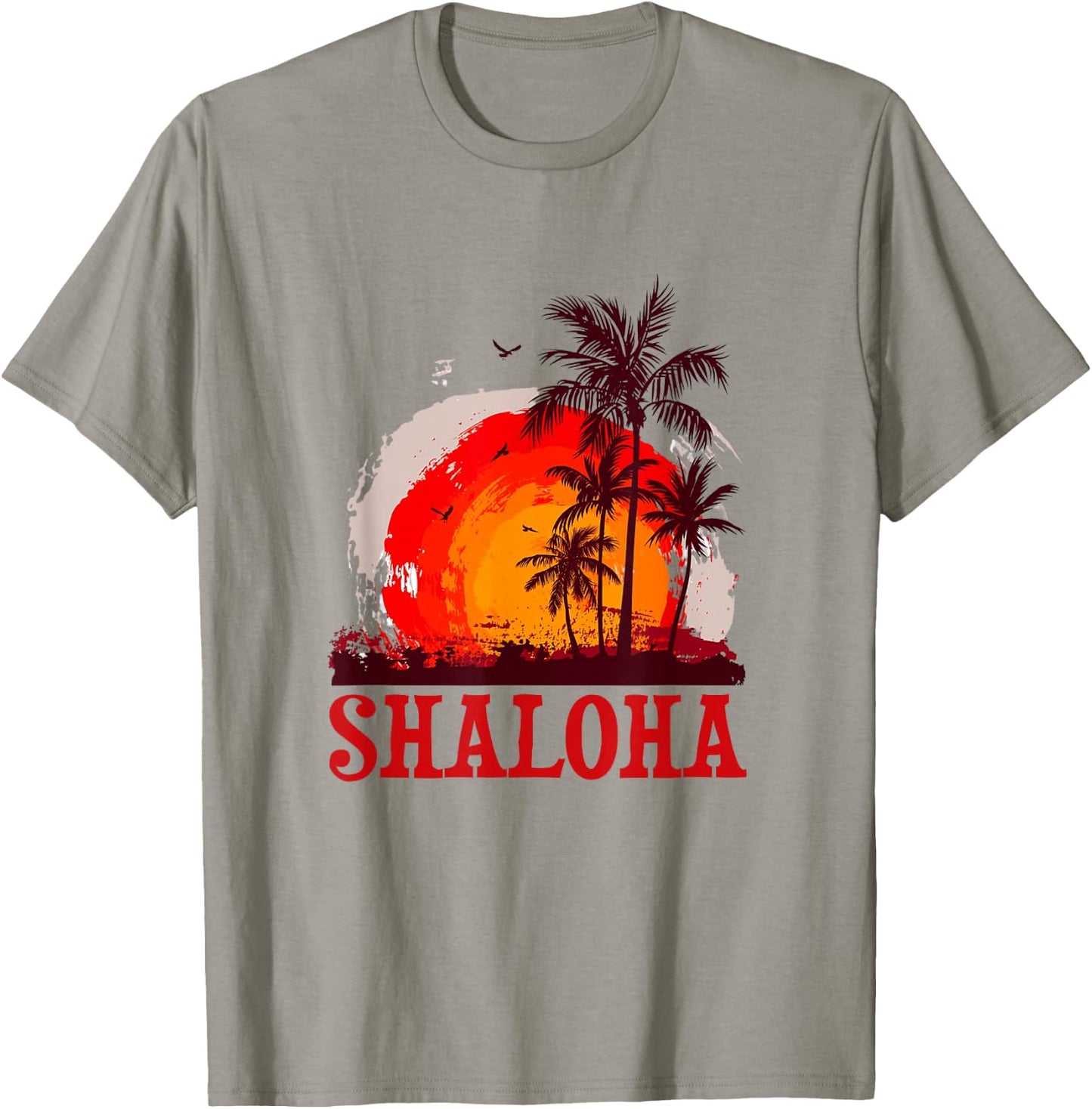 Shaloha Aloha Hawaii Jewish Hawaiian Kosher Travel T-Shirt - T-Shirt | Sand