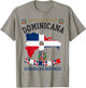 Republica Dominicana & Hispanic Dominican Flag T-Shirt - T-Shirt | Sand