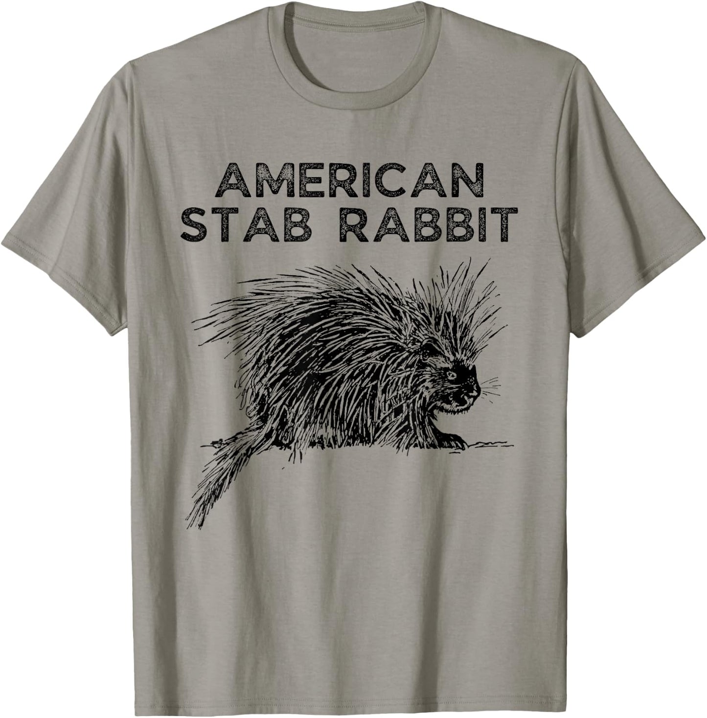 American Stab Rabbit Wrong Animal Name - Funny Animal Name T-Shirt - T-Shirt | Sand
