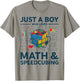 Just A Boy Who Loves Math And Puzzle Cube Funny Puzzle Cube T-Shirt - T-Shirt | Sand