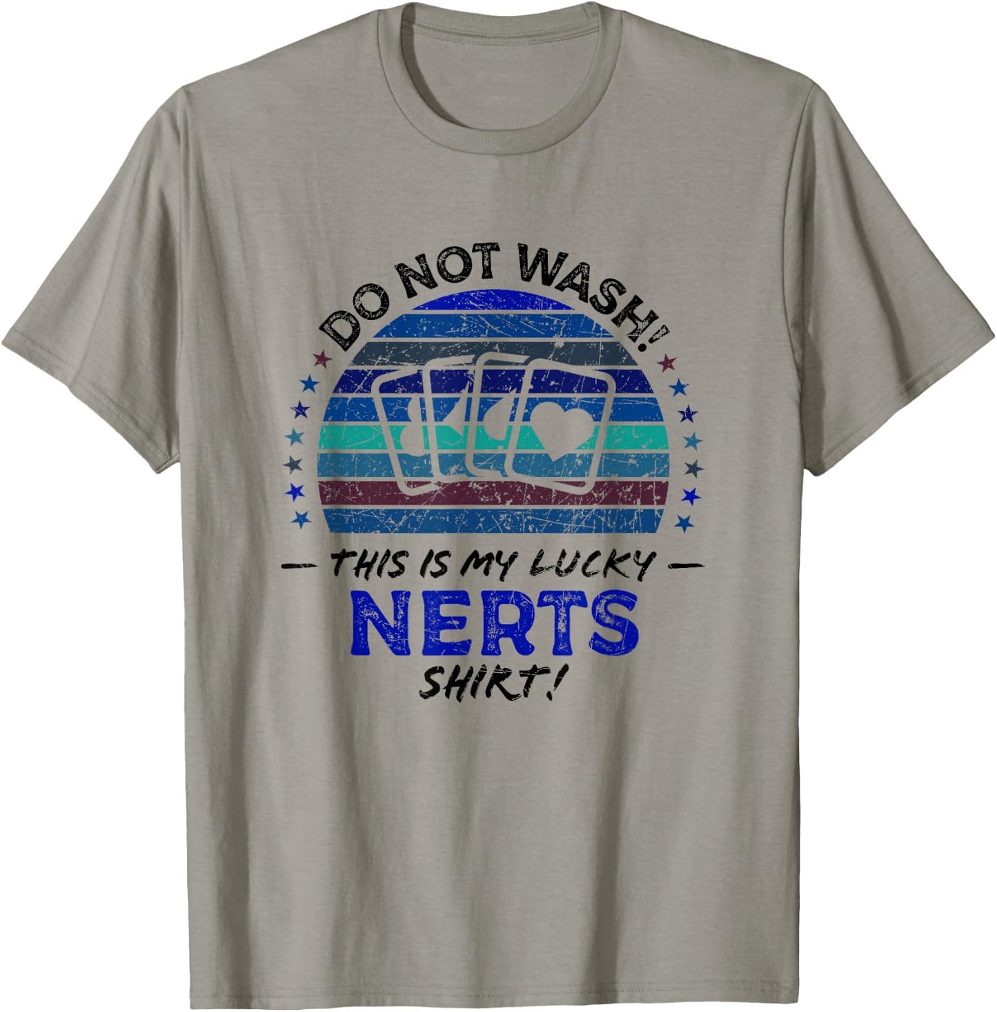 Nerts Funny Playing Cards Game Quote Graphic T-Shirt - T-Shirt | Sand